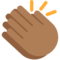 Clapping Hands - Medium Black emoji on Twitter